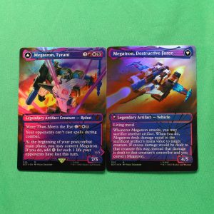Megatron, Tyrant & Megatron, Destructive Force #26	Transformers (BOT) foil mtg proxy magic the gathering proxies cards gp fnm playable holo foil available