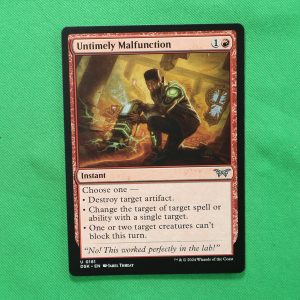 Untimely Malfunction #161	DSK Duskmourn: House of Horror